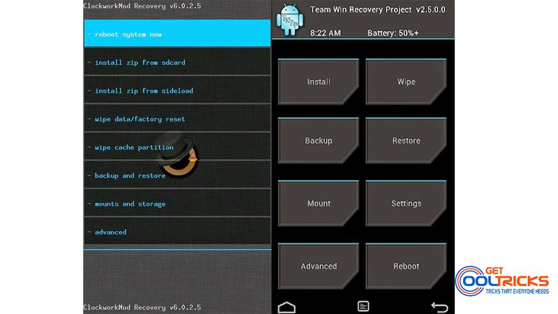 Custom Recovery - CWM and TWRP