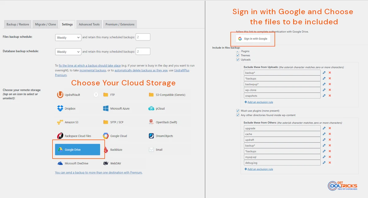 How to Backup WordPress to Cloud Storage Using UpdraftPlus