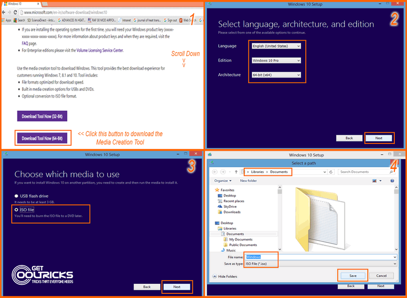 How to download Official Windows 10 ISO files Get Cool Tricks