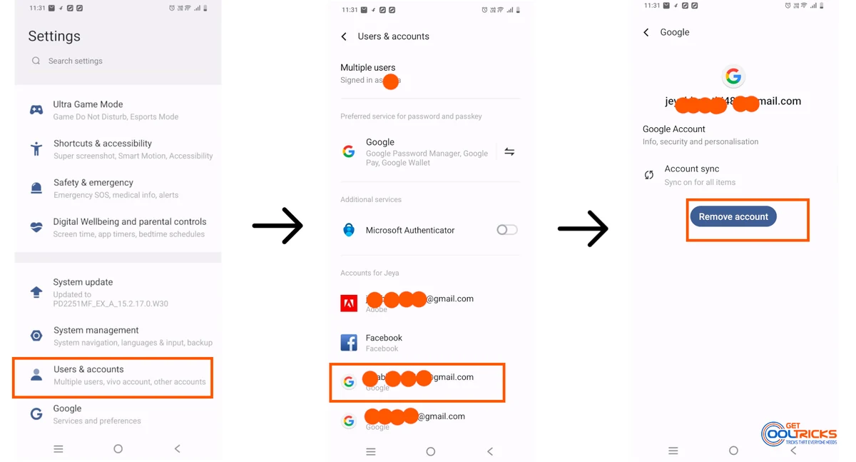 Remove Your Google Account Before Selling Your Android Phone
