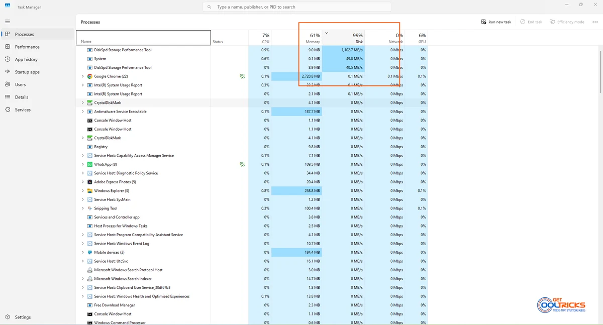 How to Reduce High Disk Usage in Windows 11