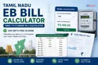 Featured image for Tamil Nadu EB Bill Calculator (200 Units Free Scheme)
