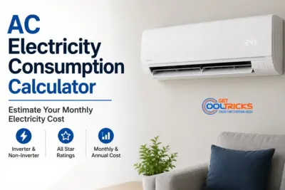 AC Electricity Consumption Calculator